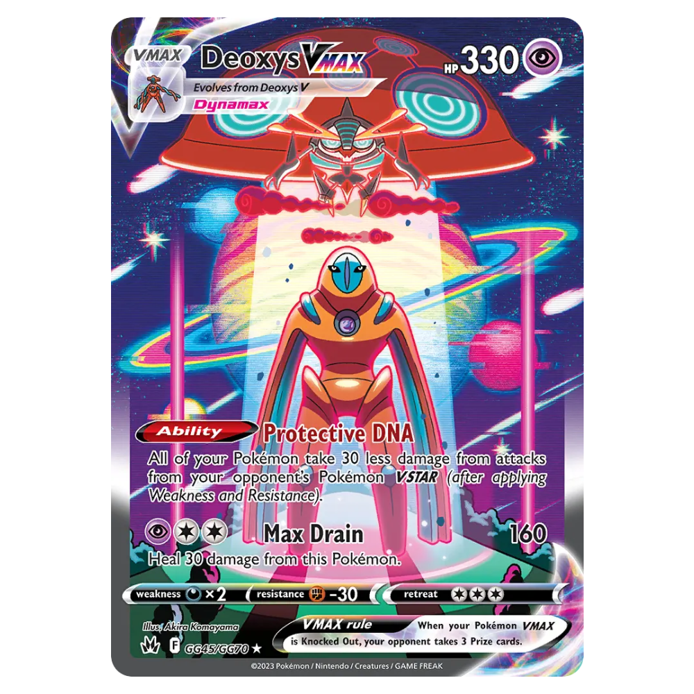 Deoxys VMAX Crown Zenith Galarian Gallery (NM)