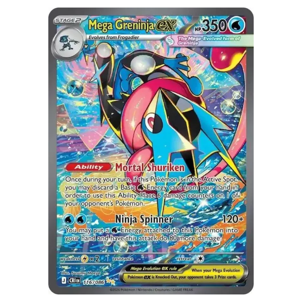 Mega Greninja ex (NM)
