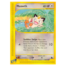 Meowth 78 Reverse Holo [EX]