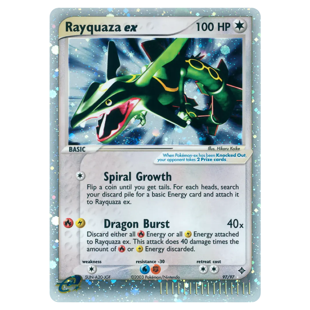 Rayquaza ex #97 Dragon (PL)