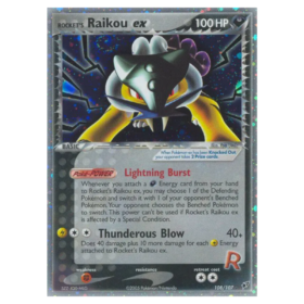 Rocket's Raikou ex #108 Deoxys (LP)
