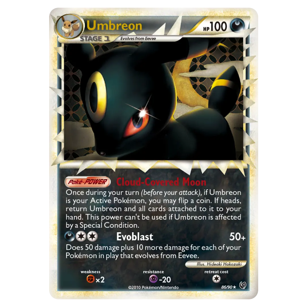 Umbreon #86 HS - Undaunted (PL)