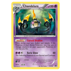 Chandelure Holo #101 Next Destinies (GOOD)