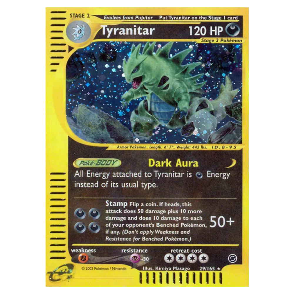Tyranitar #29 Expedition Base Set (HP)