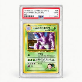 GIOVANNI'S NIDOKING #34 HOLO PSA 9