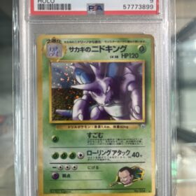 GIOVANNI'S NIDOKING #34 HOLO PSA 9