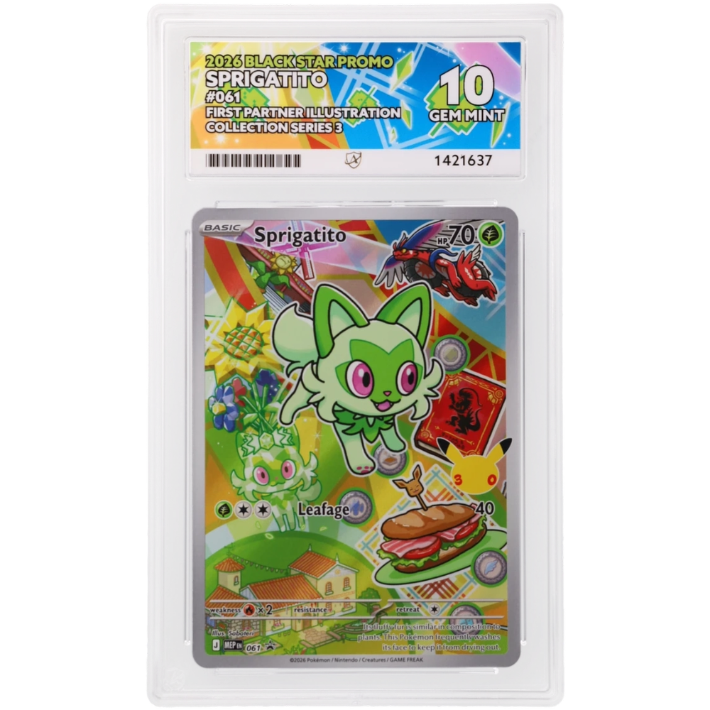Sprigatito #061 ACE 10 - Front