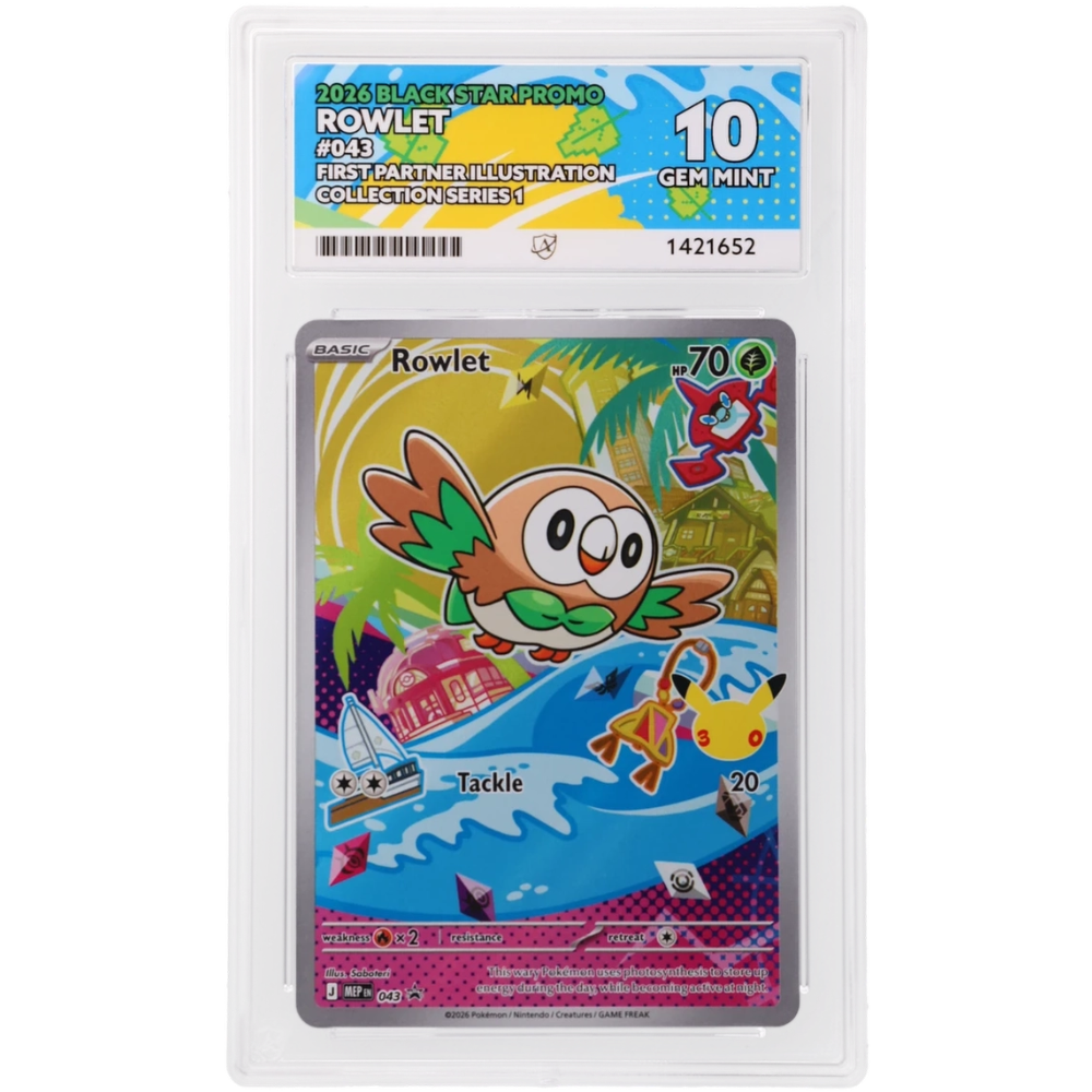 Rowlet #043 ACE 10 - Front