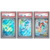 Froakie, Frogadier og Mega Greninja ex Chaos Rising PSA 10 sequential