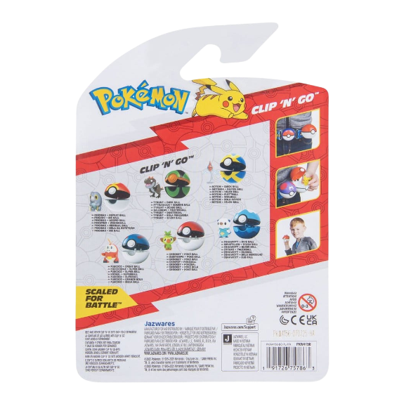 Pokémon Clip 'N' Go Fuecoco med Great Ball - Image 4