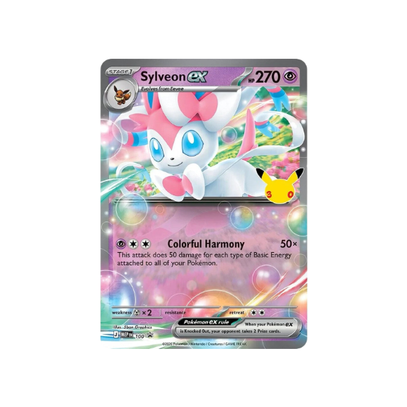 Pokemon 30th Celebration - Tin - Sylveon EX - Image 2