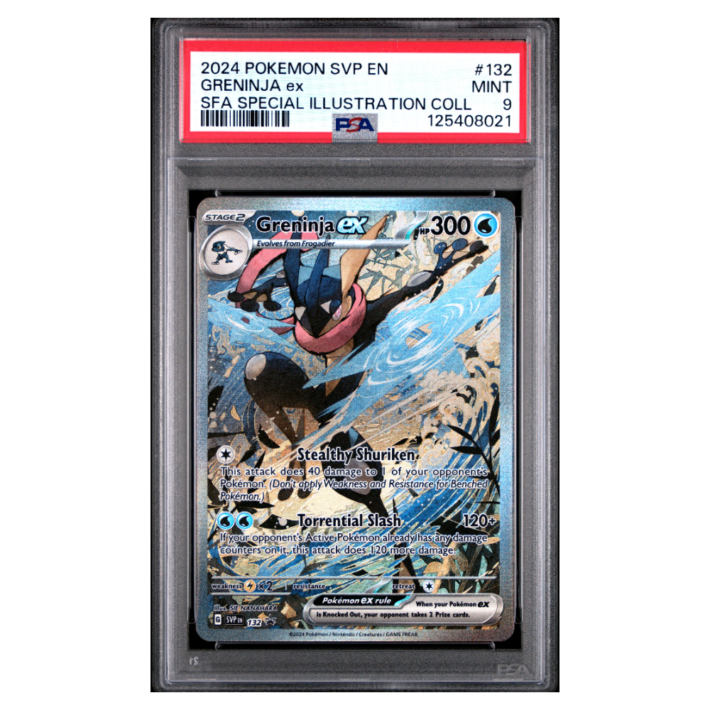 GRENINJA ex #132 SFA SPECIAL ILLUSTRATION COLL PSA 9 - Front