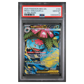 MEGA VENUSAUR ex #155 ULTRA RARE PSA 10 - Front