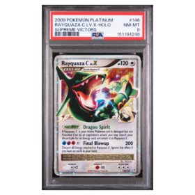 RAYQUAZA C LV.X-HOLO #146 SUPREME VICTORS PSA 8 - Front