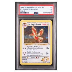 LT. SURGE'S FEAROW #7 HOLO PSA 1 - Front