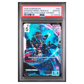 GUNDAM AERIAL REBUILD #067 NEWTYPE CHAL M1-WINNER PSA 10 - Front