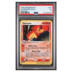 CHARIZARD-HOLO #100 DRAGON PSA 5 - Front
