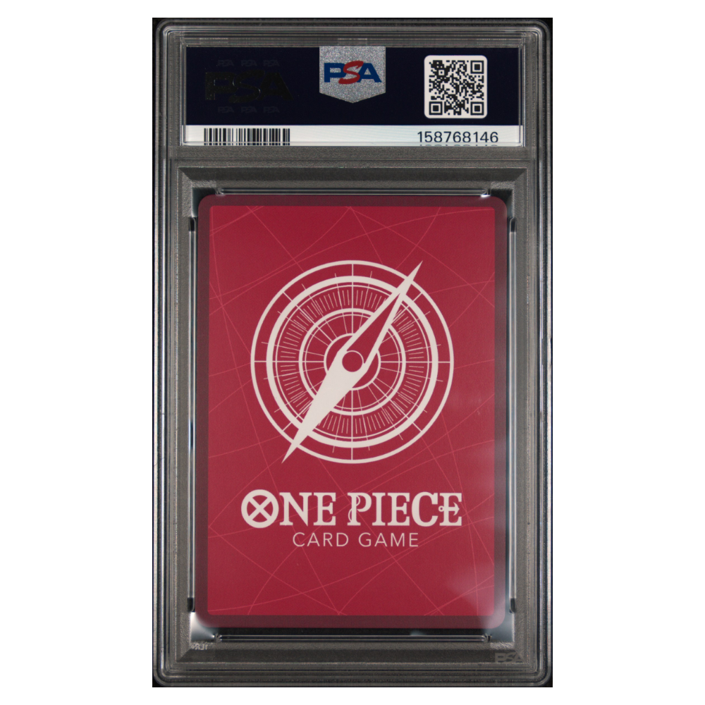 RORONOA ZORO #020 ALTERNATE ART PSA 10 - Back