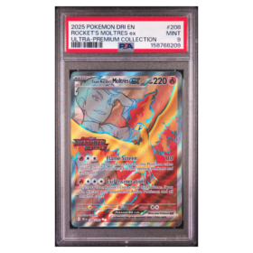 ROCKET'S MOLTRES ex #208 ULTRA-PREMIUM COLLECTION PSA 9 - Front