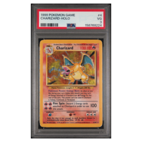 CHARIZARD-HOLO #4 PSA 3 - Front