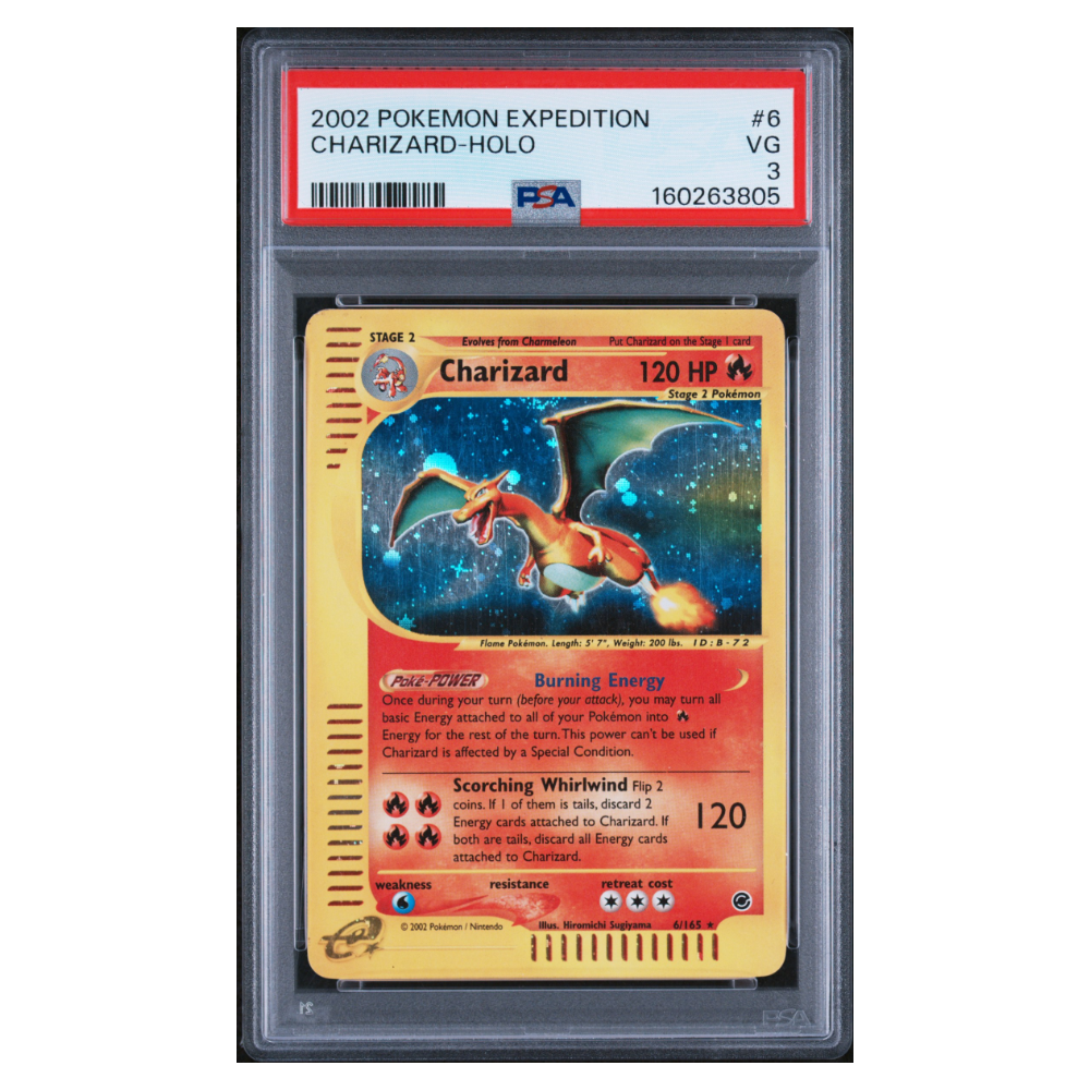 CHARIZARD-HOLO #6 PSA 3 - Front