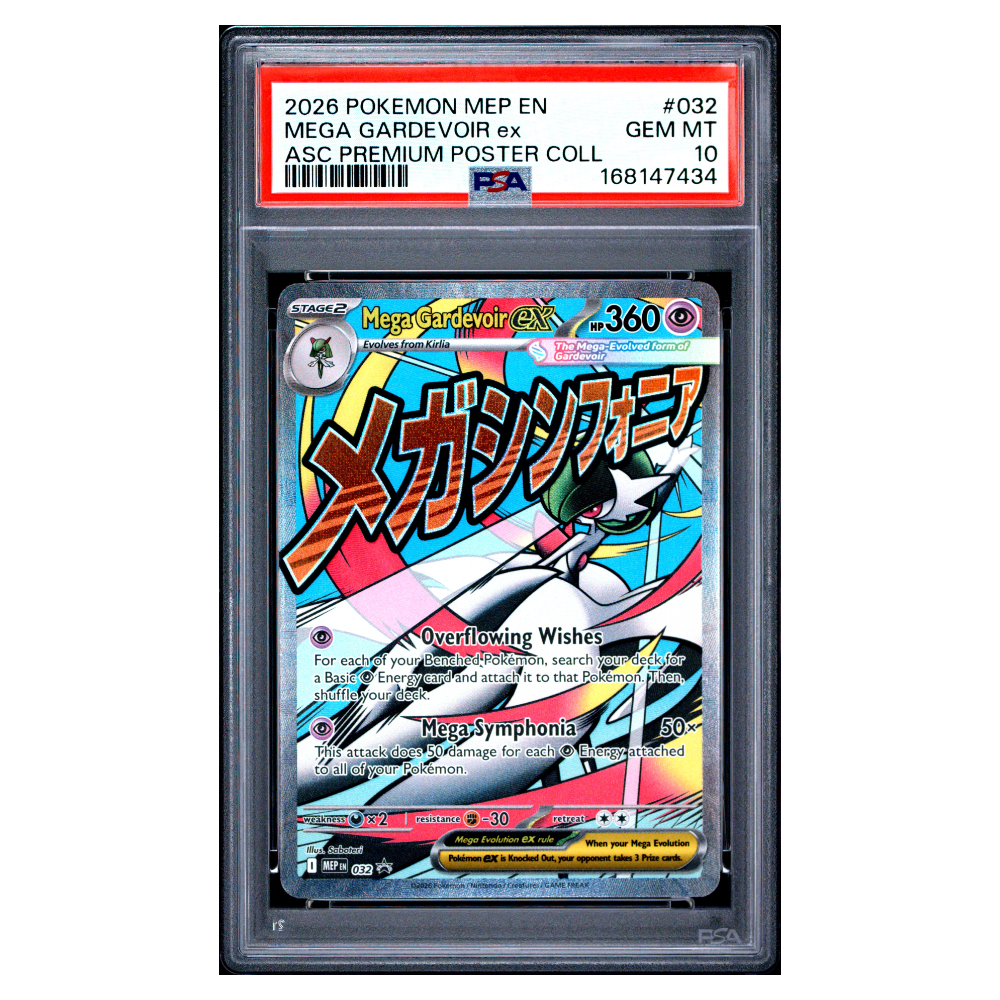 MEGA GARDEVOIR ex #032 ASC PREMIUM POSTER COLL PSA 10 - Front