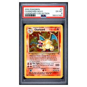 CHARIZARD-HOLO #3 LEGENDARY COLLECTION PSA 6 - Front