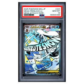 MEGA FROSLASS ex #224 MEGA ATTACK RARE PSA 10 - Front