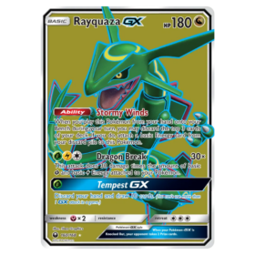 Rayquaza-GX #160 Celestial Storm (GOOD)