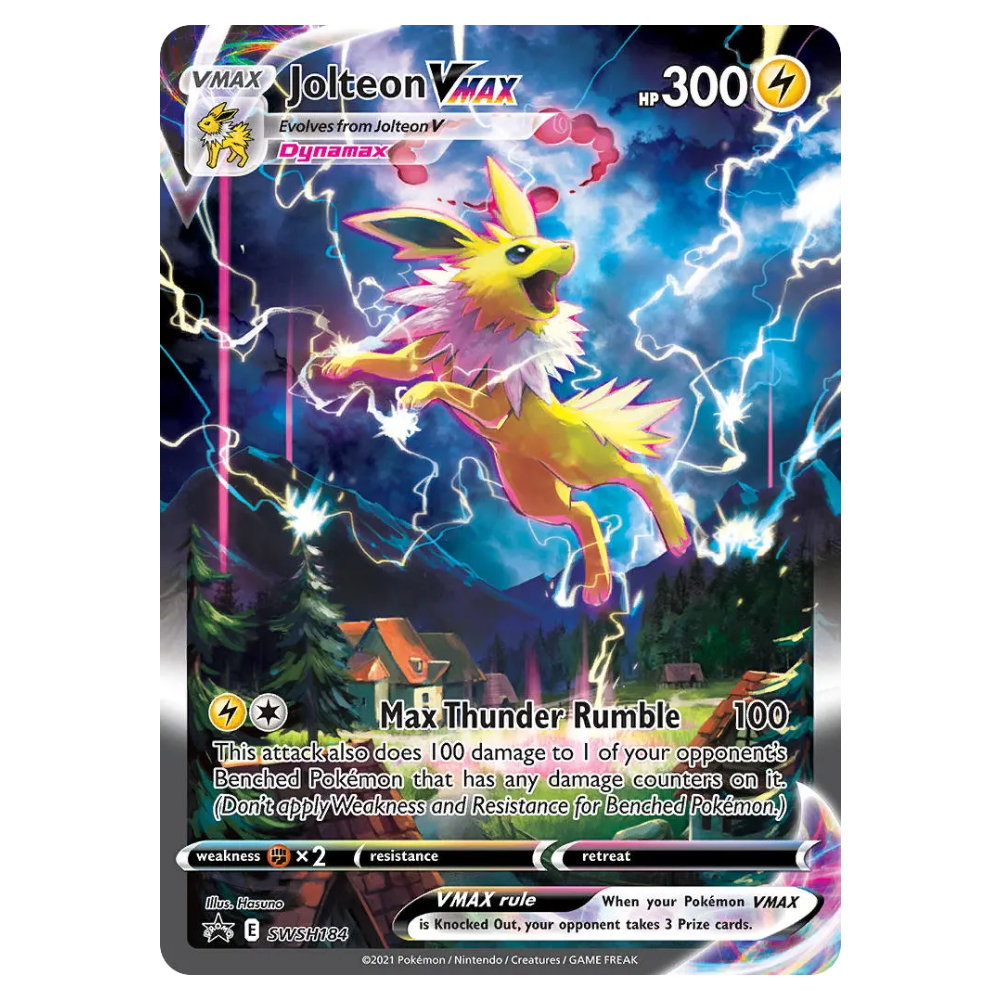 Jolteon VMAX #SWSH184 SWSH Black Star Promos (NM)