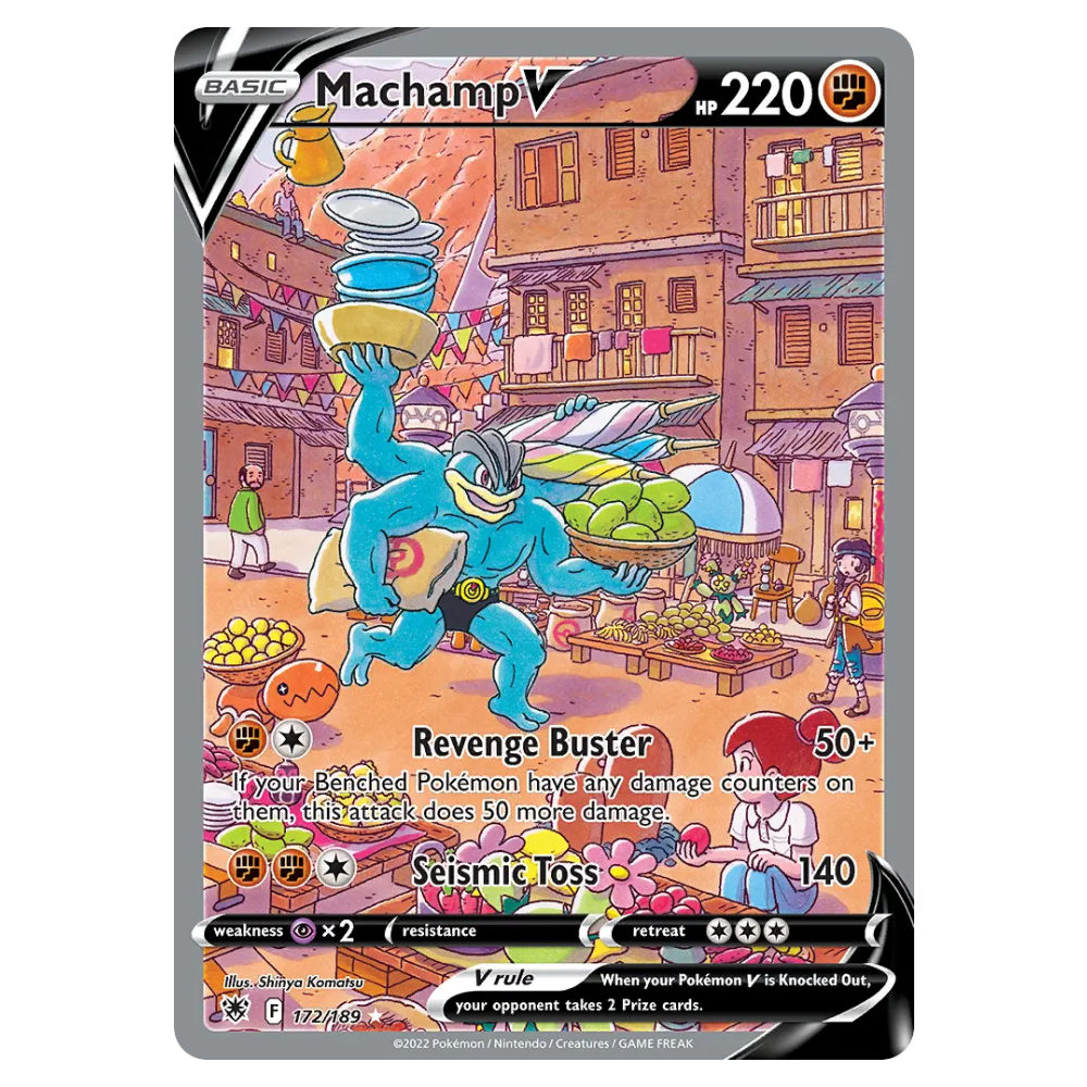 Machamp V #172 Astral Radiance (EXC)
