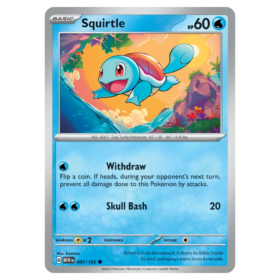Squirtle #7 151 (POKEMON CENTER) (NM)