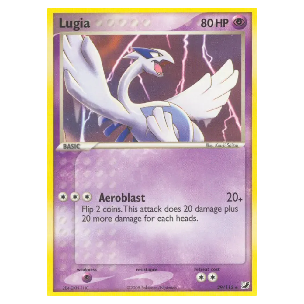 Lugia #29 Unseen Forces (STAMPED) (GOOD)