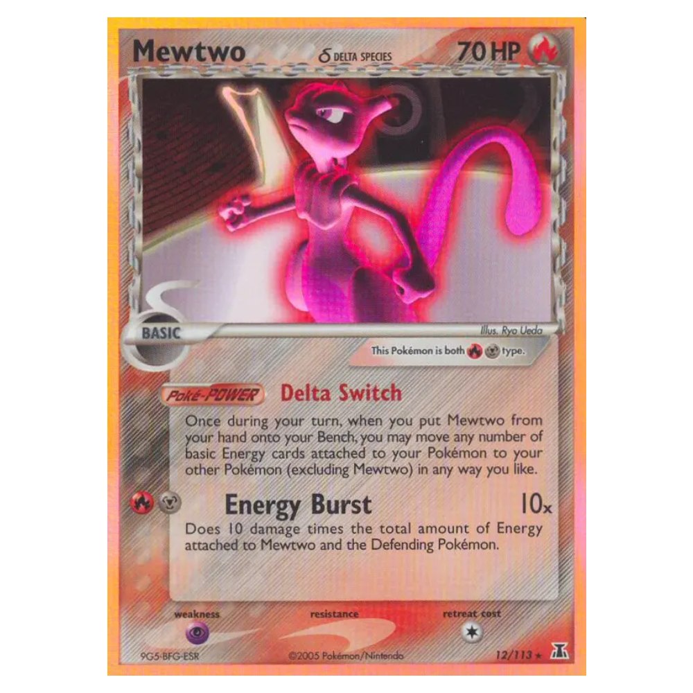 Mewtwo δ #12 Delta Species (LP)