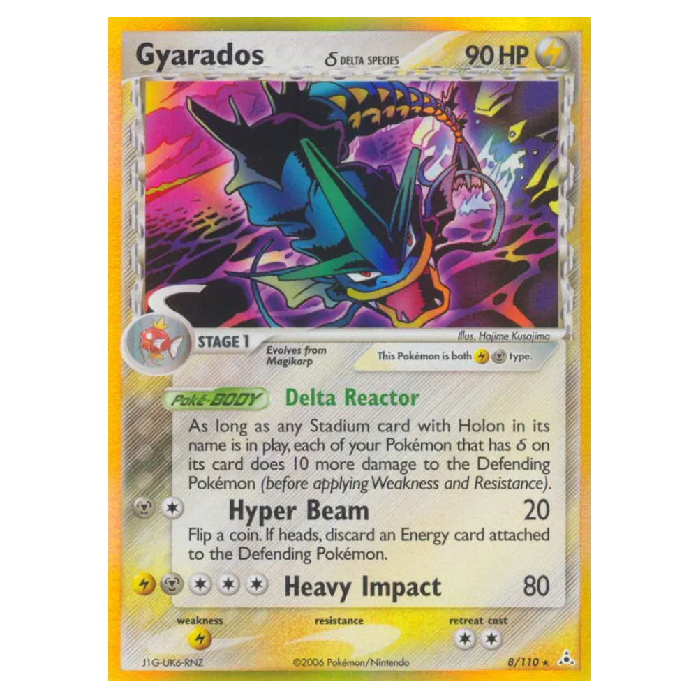 Gyarados δ #8 Holon Phantoms (GOOD)