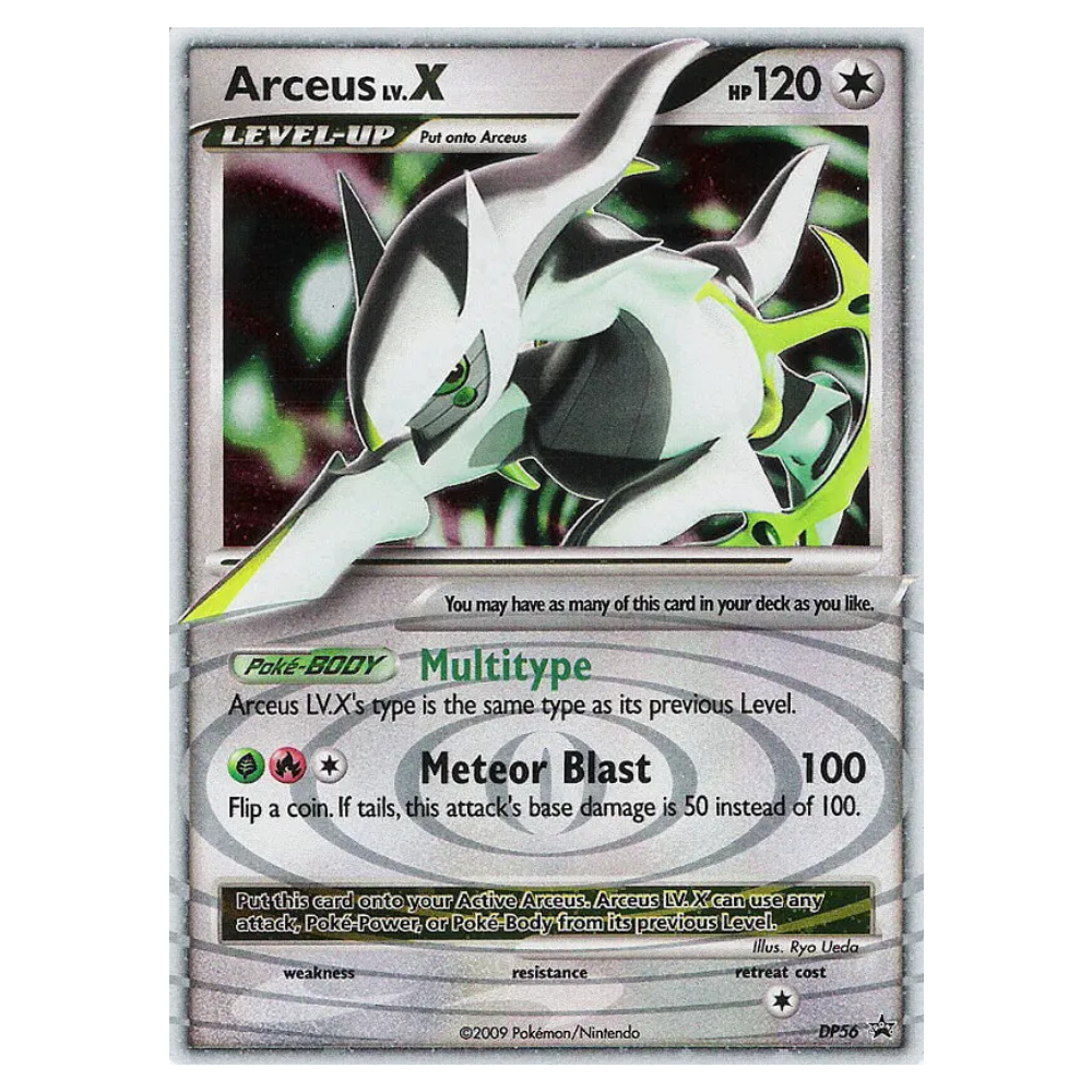 Arceus LV.X #DP56 DP Black Star Promos (GOOD)