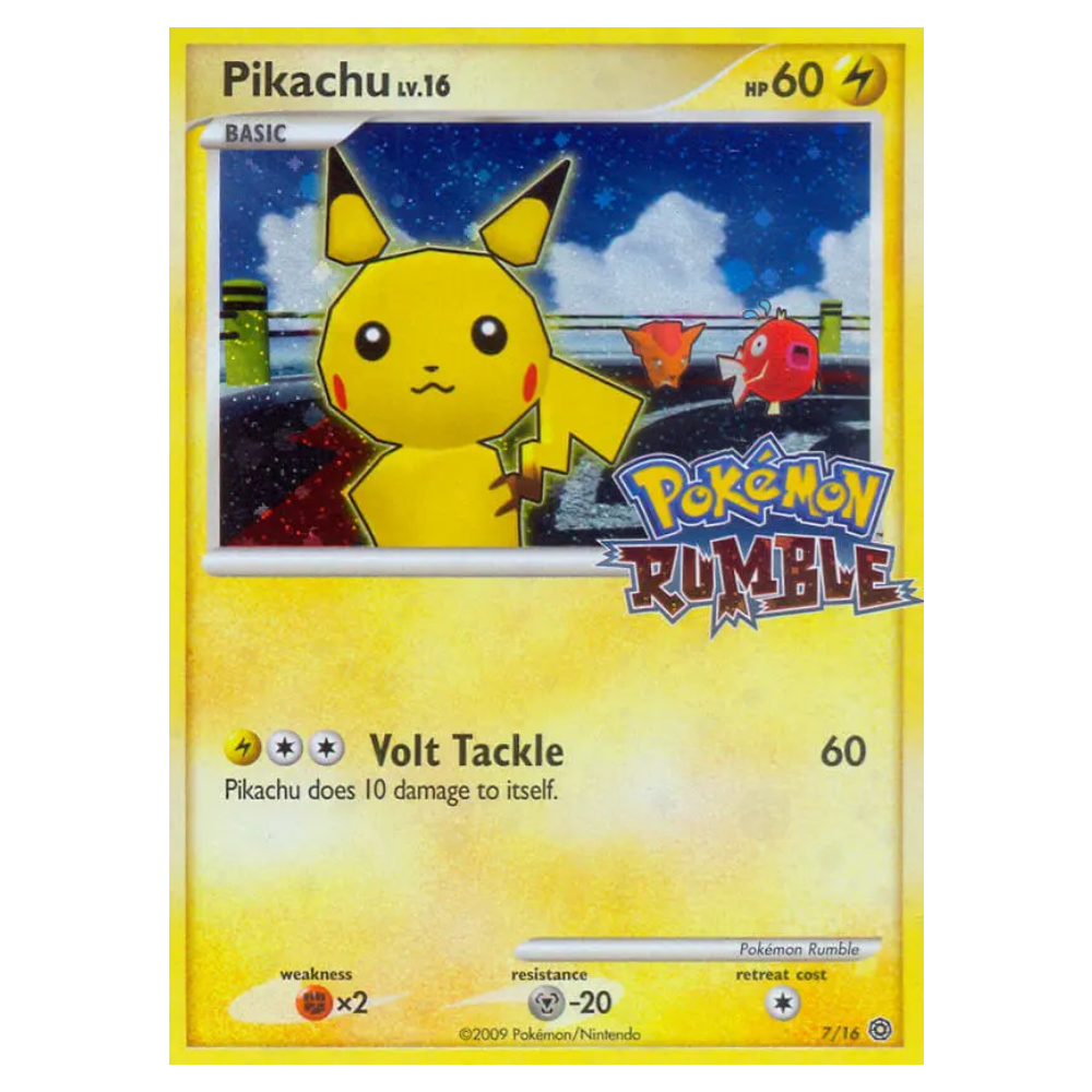 Pikachu #7 Pokémon Rumble (LP-)