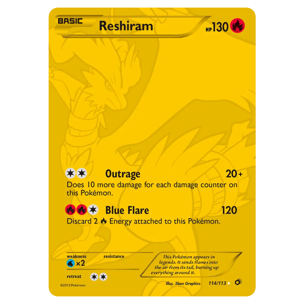Reshiram #114 Legendary Treasures (EXC)