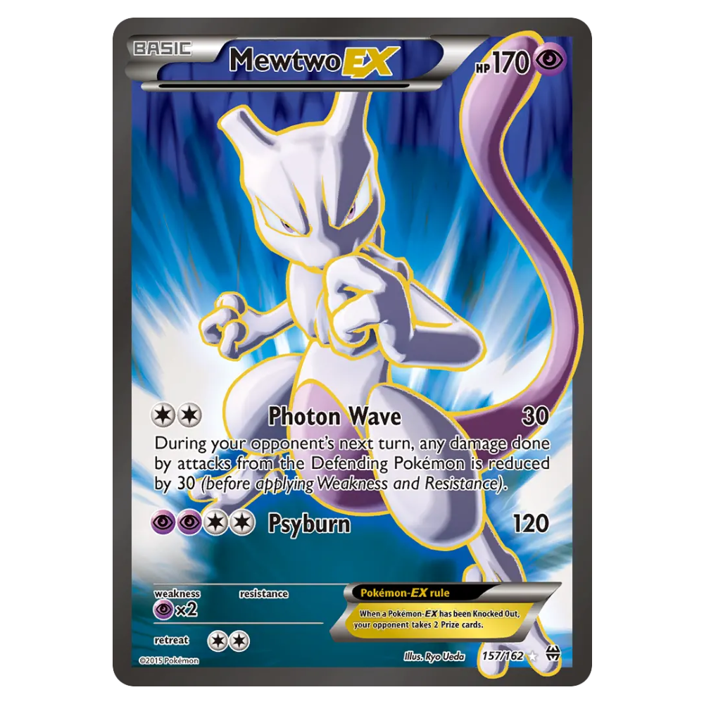 Mewtwo-EX #157 BREAKthrough (NM+)