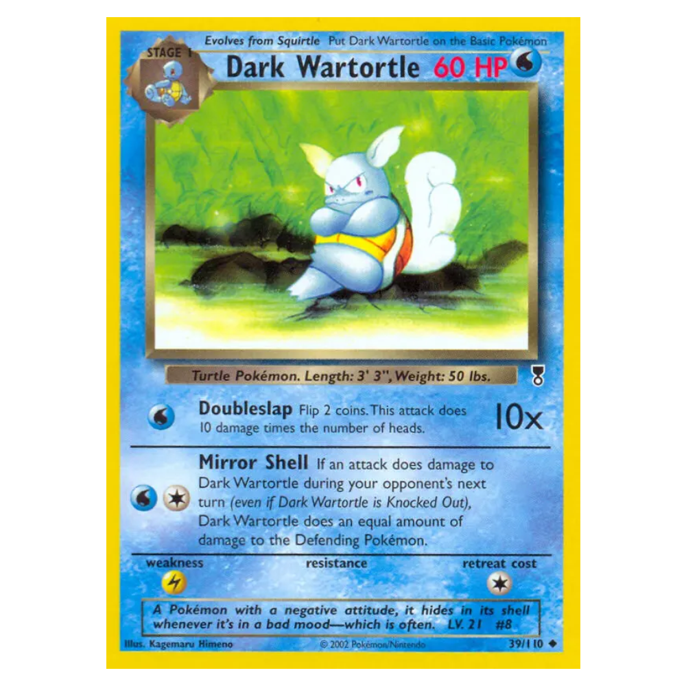 Dark Wartortle #39 Legendary Collection (GOOD)