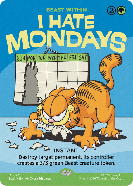 Secret Lair x Garfield: Motivationally Challenged Foil Edition - Billede 5