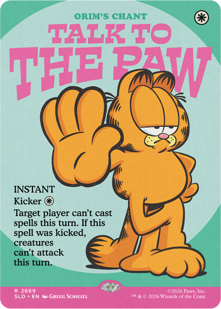 Secret Lair x Garfield: Motivationally Challenged Foil Edition - Billede 3