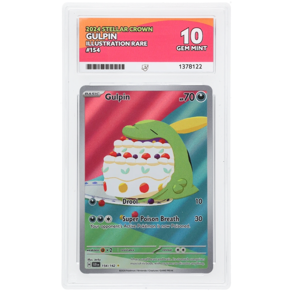 Gulpin #154/142 Illustration Rare ACE 10 - Front