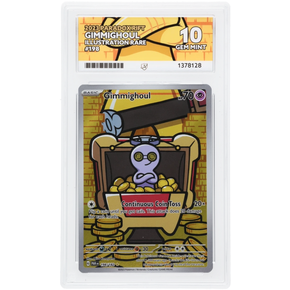 Gimmighoul #198/182 Illustration Rare ACE 10 - Front