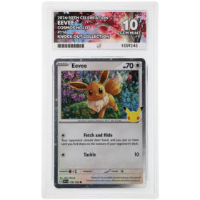 Eevee #116/128 Cosmos Holo ACE 10 - Front