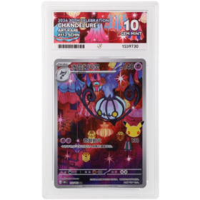 Chandelure #112/103 Art Rare ACE 10 - Front