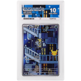 Alolan Meowth #115/103 Art Rare ACE 10 - Front