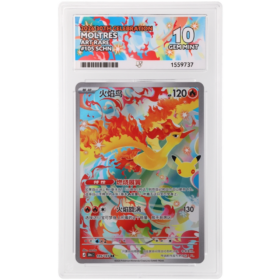 Moltres #105/103 Art Rare ACE 10 - Front