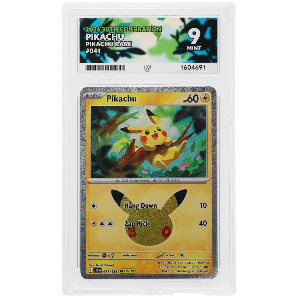 Pikachu #041/128 Pikachu Rare ACE 9 - Front