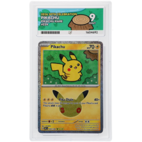 Pikachu #034/128 Pikachu Rare ACE 9 - Front